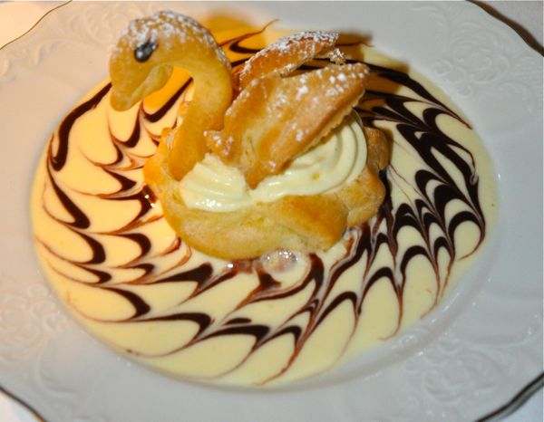 Swan Dessert