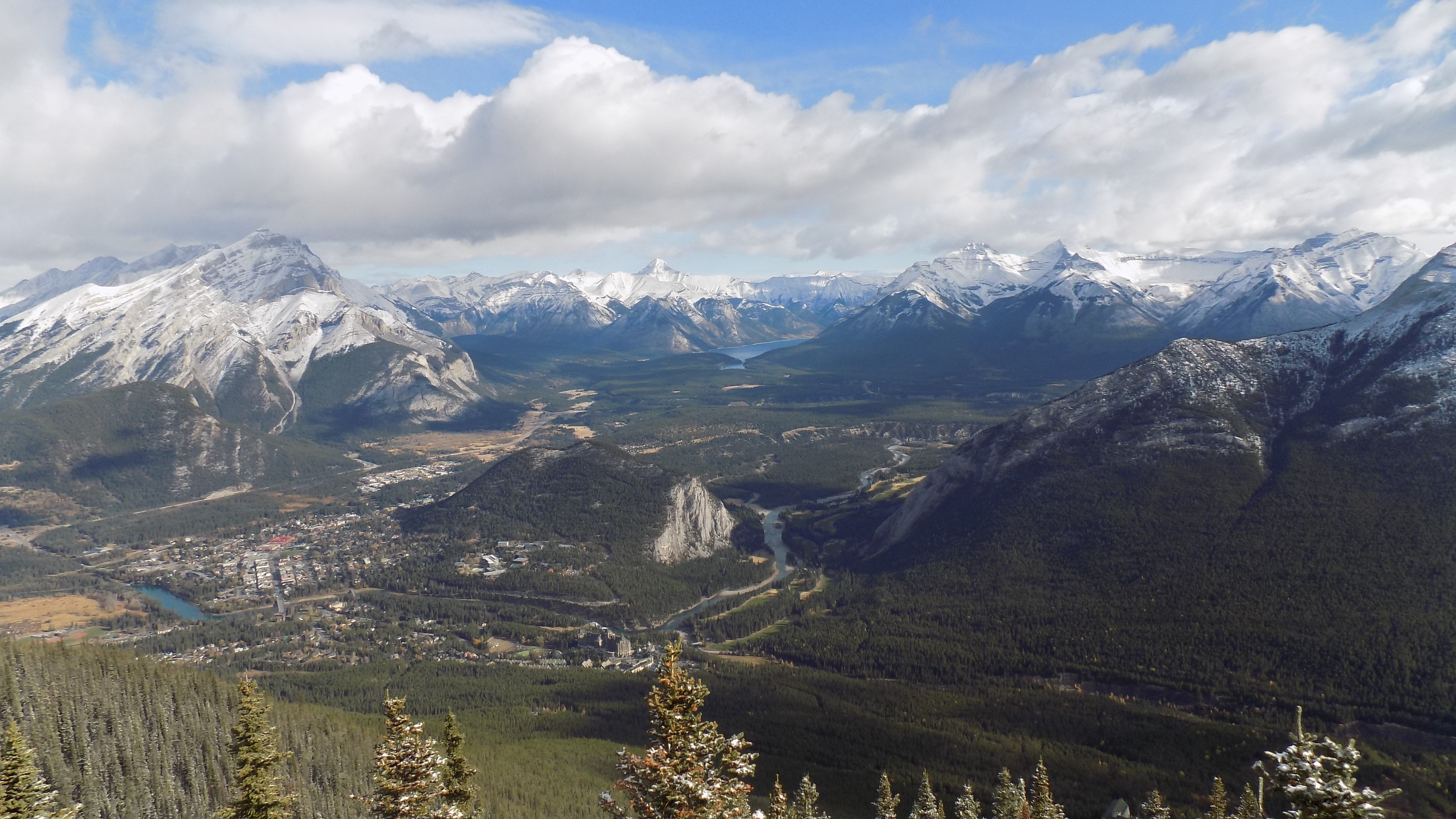10.7 - 6 - View of Banff from Gondola observation deck