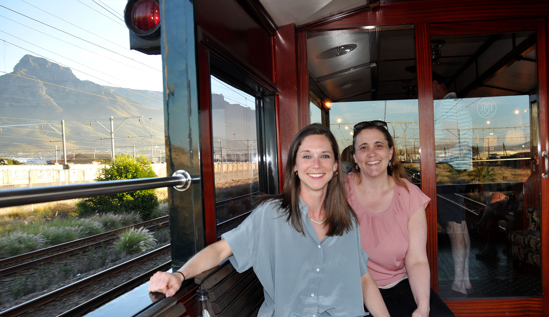 Rachel and Angela on obs car 4 - edited small