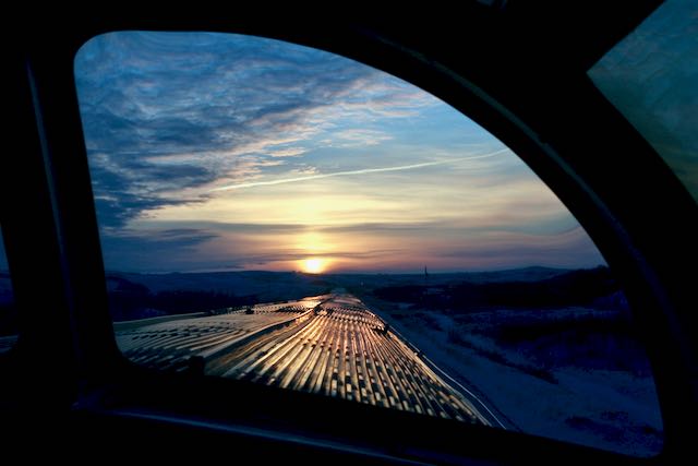 Sunrise on the Canadian - 1/11/11